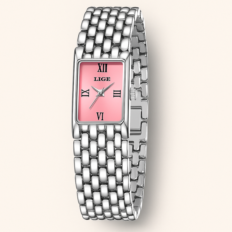 Damen Stylische Geflochtene Mesh-Armband Uhr