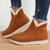Damen Kuschelige Winterstiefel mit Fellfutter