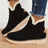 Damen Kuschelige Winterstiefel mit Fellfutter