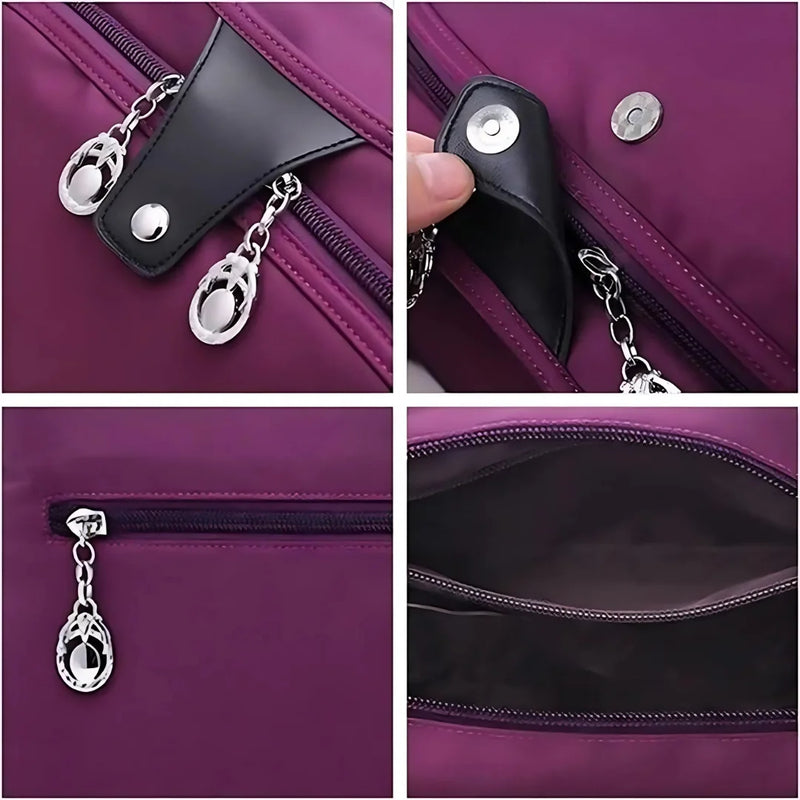 Große Kapazität Oxford Schultertasche