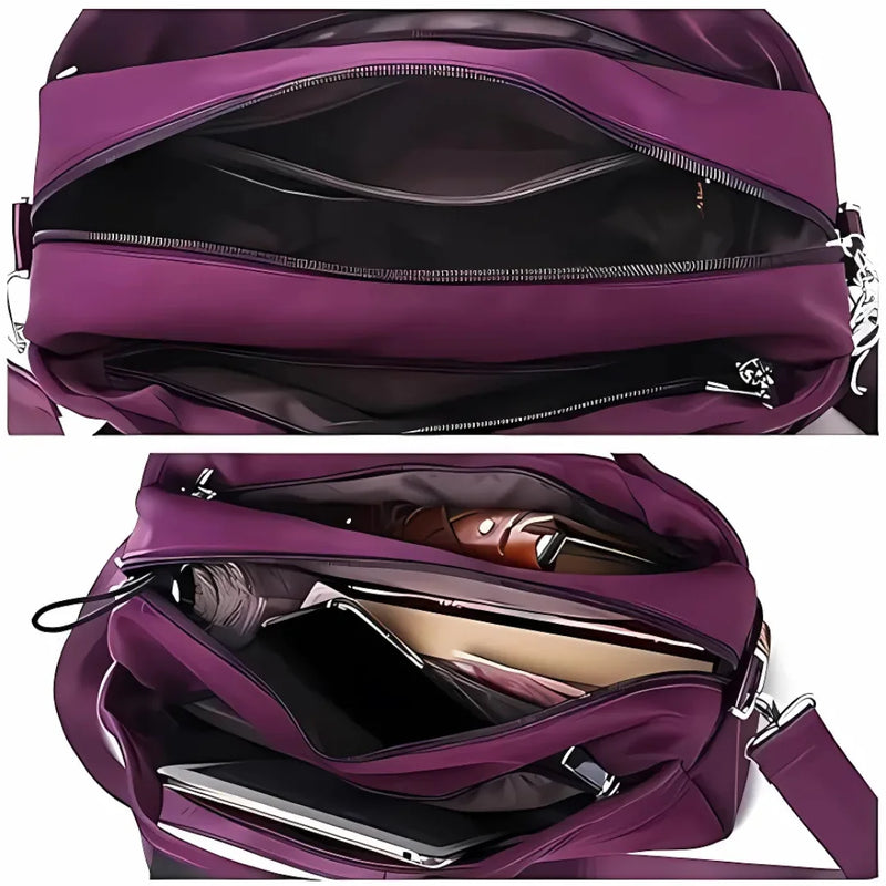 Große Kapazität Oxford Schultertasche