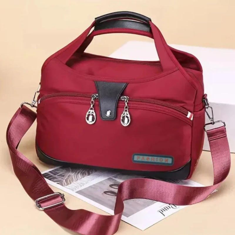 Große Kapazität Oxford Schultertasche