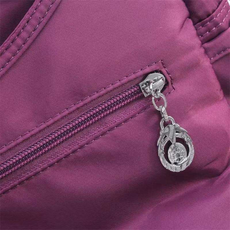 Große Kapazität Oxford Schultertasche