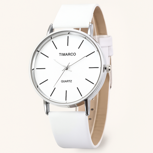Minimalistische Quarz Uhr – Leder- & Edelstahl-Optionen