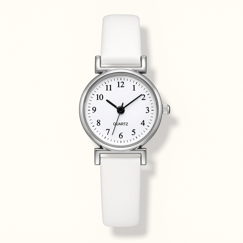 Lederarmband Minimalistische Quarz Uhr