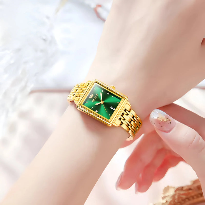 Klassische Quarz Damen Uhr